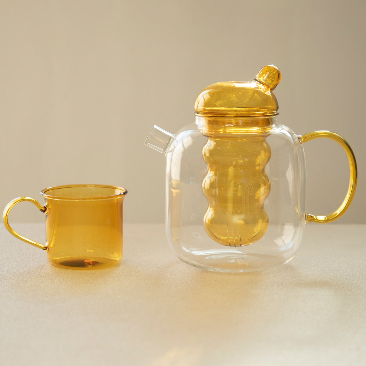 Glass Pitcher Cute Teapot Set Glass Pitcher Cute Teapot Set